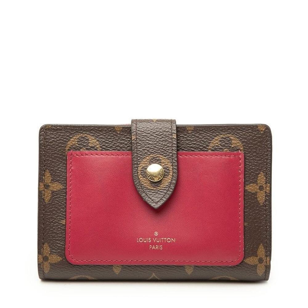 Louis Vuitton Monogram Portefeuille Juliette Bifold Wallet Compact Wallet Brown